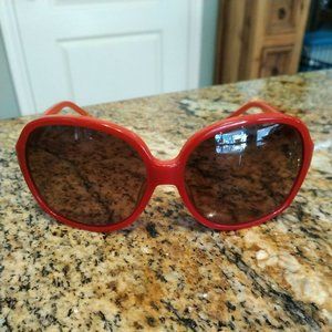 FENDI Sunglasses Red Gradient FS5136 With Charm Plastic FENDI CUTE!!!